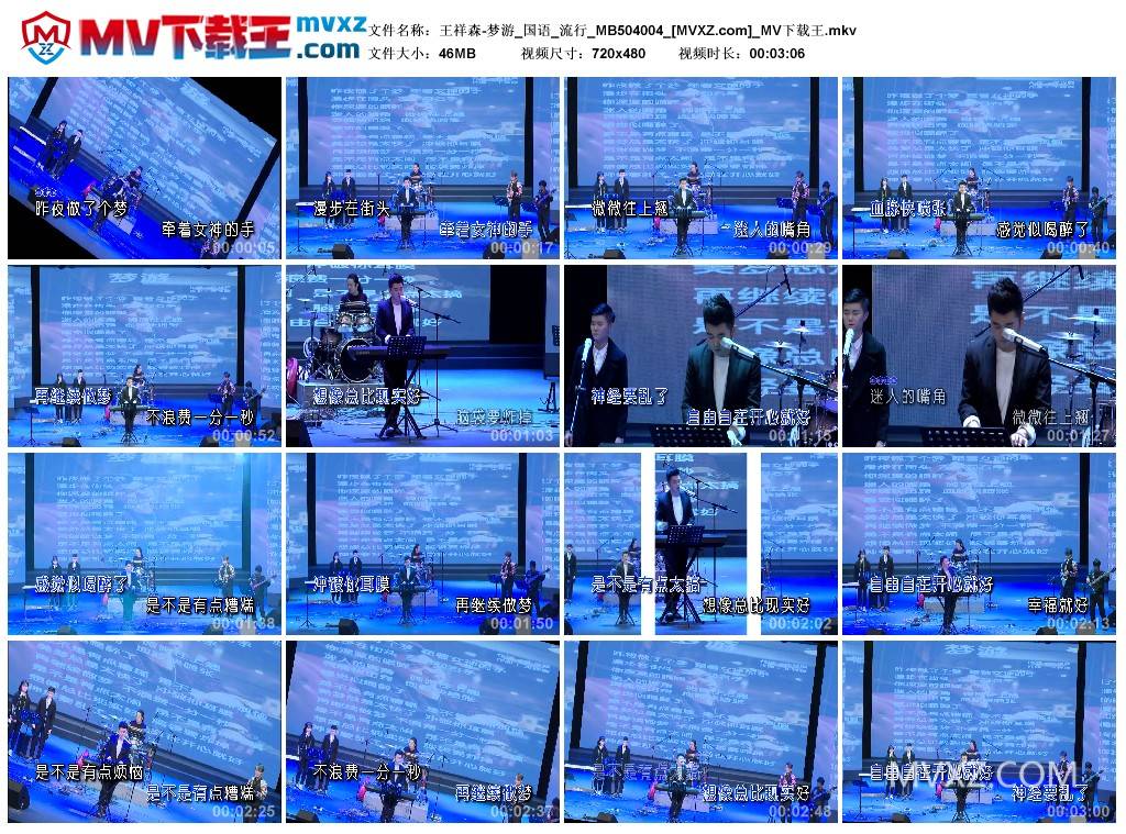 王祥森-梦游_国语_流行_MB504004